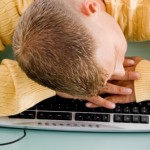 a boy asleep on his keyboard- why teens need sleep